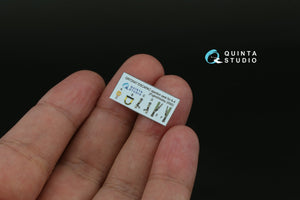 Quinta Studio QD72201 A-4F 3D-Printed &amp;amp; colored Interior on decal paper (Fujimi/Hobby 2000) 1/72 – image 6