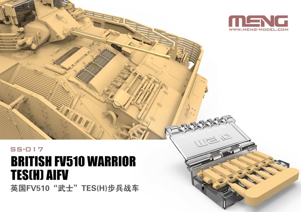 Meng Model SS-017 British FV510 Warrior TES(H) AIFV 1/35 – Bild 2