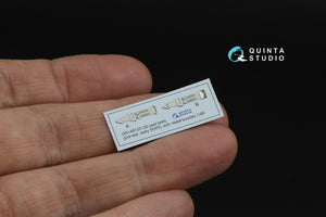 Quinta Studio QR+48120 Pre-war/early WWII US fighter seat belts (with metal buckles) (All kits) 1/48