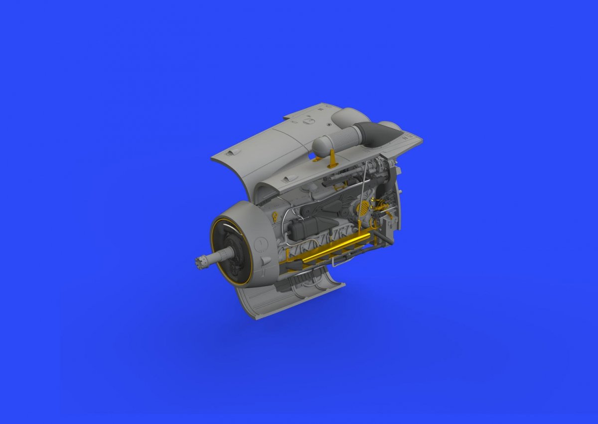Eduard 648406 Bf 109G-6 engine TAMIYA 1/48 – Bild 3