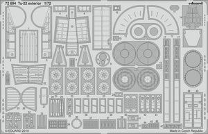 Eduard 72694 Tu-22 exterior 1/72 TRUMPETER