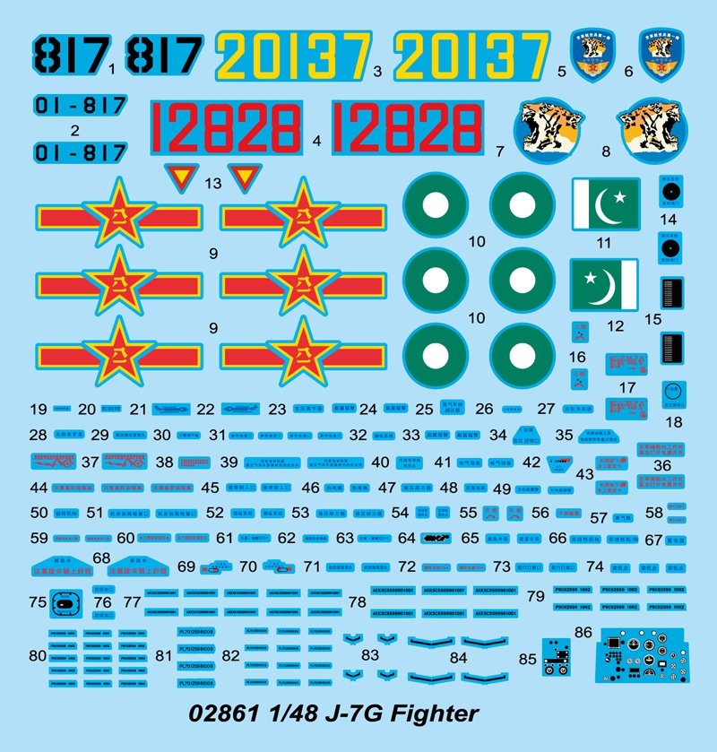 Trumpeter 02861 J-7G Fighter 1/48 – Bild 4
