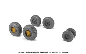 Armory Models AW48412 BAC TSR.2 roues avec pneus lestés, type « a » (DL) 1/48