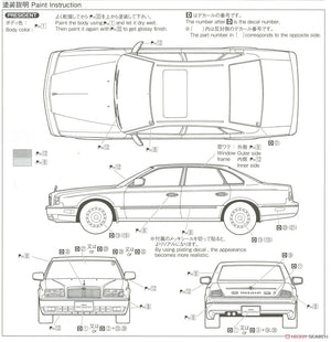 Aoshima 05642 Nissan G50 President Js / Infiniti Q45 89 1/24 – Bild 11
