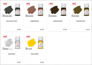ICM 3092 Acrylic Paints Set for RAF Training and Special Aircraft 12ml x 6