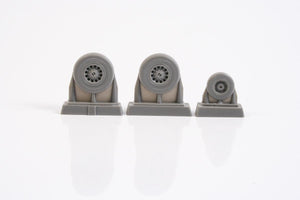 CMK Q48278 Sea Vixen Wheels Set for Airfix kit 1/48 – immagine 2