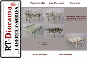 RT-Diorama 35546 Wooden bridge 1/35