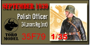 Toro 35F79 Wrzesień 1939 - Oficer 24 pułku ułanów (zmot) Figurka wraz z kalkomanią 1/35