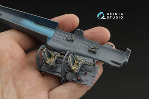 Quinta Studio QD48611 A6M2-K Zero 3D-Printed &amp;amp; coloured Interior on decal paper (Eduard) 1/48 – immagine 6