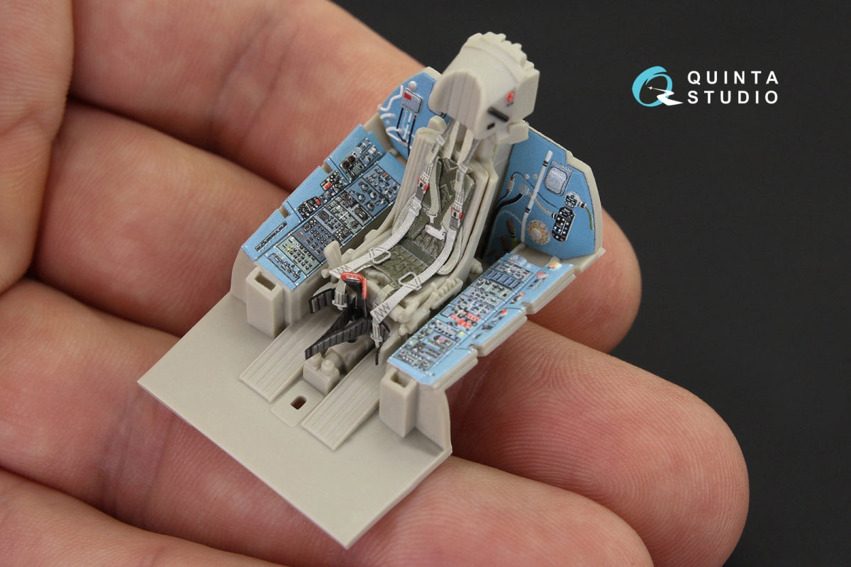 Quinta Studio QD48170 Su-27 3D-Printed coloured Interior on decal paper (for KittyHawk kit) 1/48 – immagine 8