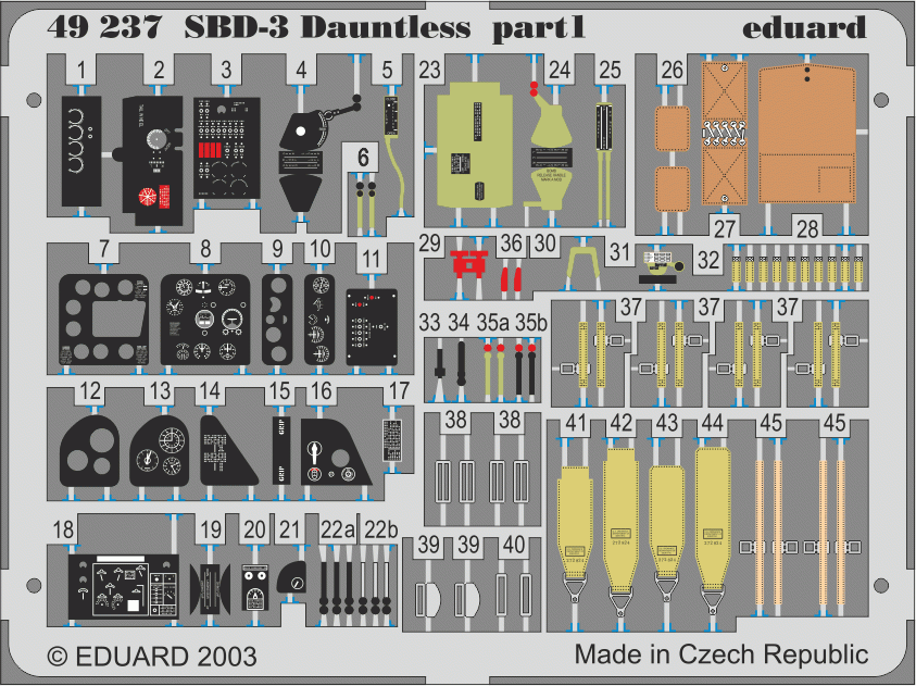 Eduard BIG4808 SBD-3 1/48 HASEGAWA – zdjęcie 4