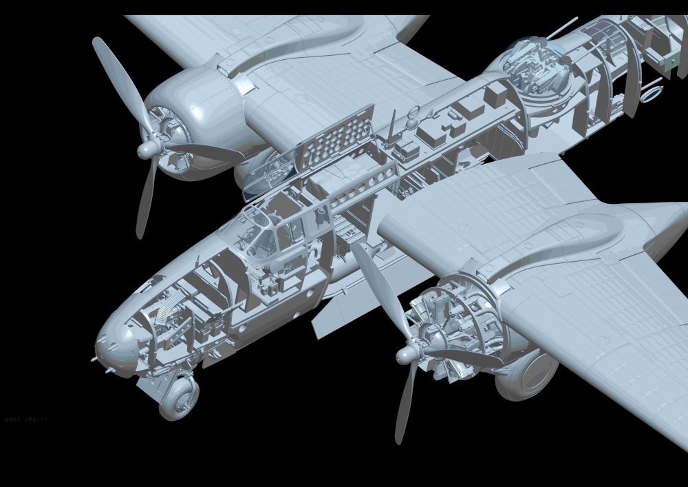 HK Models 01E039 A-20G Havoc over Europe 1/32 – immagine 6