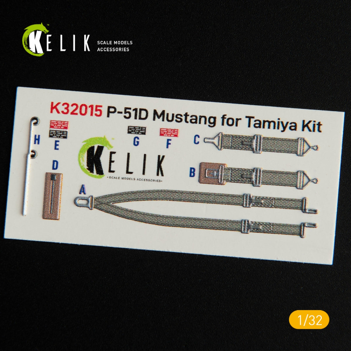 KELIK K32015 P-51D MUSTANG - INTERIOR 3D DECAL FOR TAMIYA KIT 1/32 – zdjęcie 3