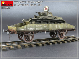 MiniArt 35303 Soviet Railway Flatbed 16,5-18t 1/35 – immagine 11