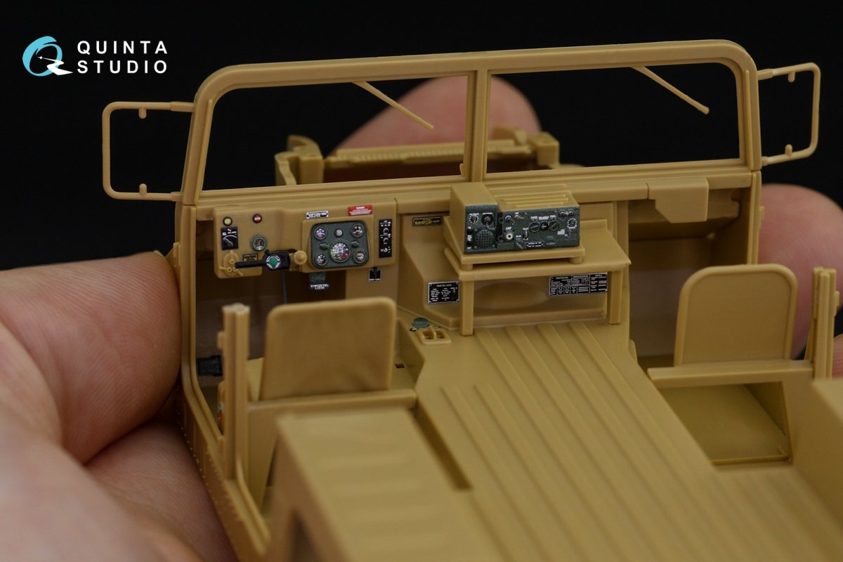 Quinta Studio QD35039 HUMVEE Family 3D-Printed &amp;amp; coloured Interior on decal paper (Tamiya) 1/35 – immagine 6