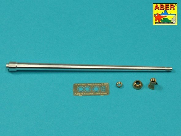 Aber 35L-304 Lufa 7,5cm z jednokomorowym hamulcem wylotowym do niemieckiego czołgu Tiger I, Ausf.H2 1/35 – imagen 2