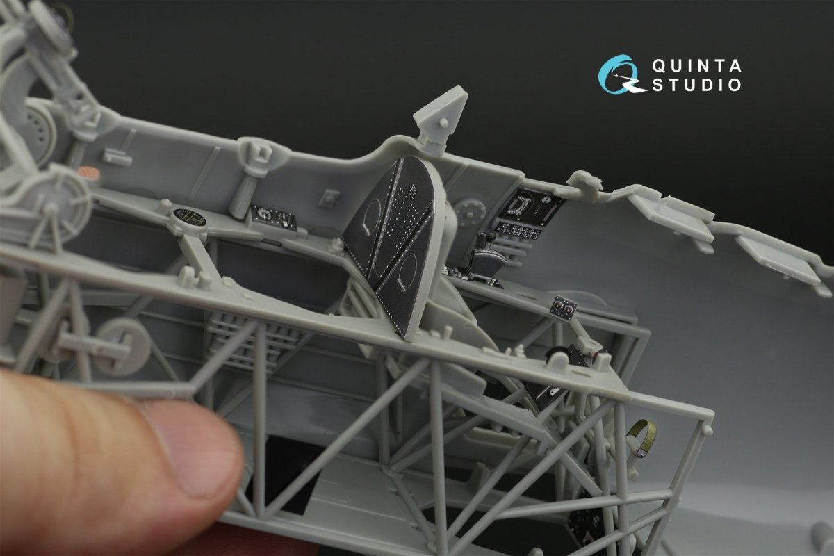 Intérieur imprimé en 3D et coloré sur papier décalcomanie Quinta Studio QD32115 Fairey Swordfish Mk.I (Trumpeter) 1/32  – image 9