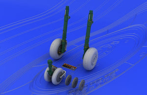 Eduard 648037 MiG-29 wheels 1/48 (Eduard, Academy)