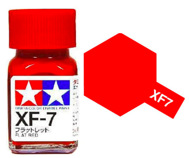 Peinture émail Tamiya XF7 Rouge mat (80307)