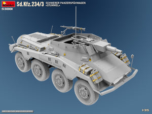 MiniArt 53001 Sd.Kfz.234/3 SCHWERER PANZERSPAHWAGEN STUMMEL 1/35 – Bild 4