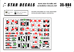 Star Decals 35-984 Congo Crisis 1 1/35 – imagen 2