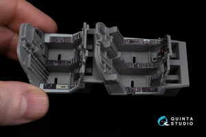 Quinta Studio QDS-48270 EA-6B Prowler (ICAP II) 3D-Printed &amp;amp; coloured Interior on decal paper (Kinetic) (Small version) 1/48 – immagine 11