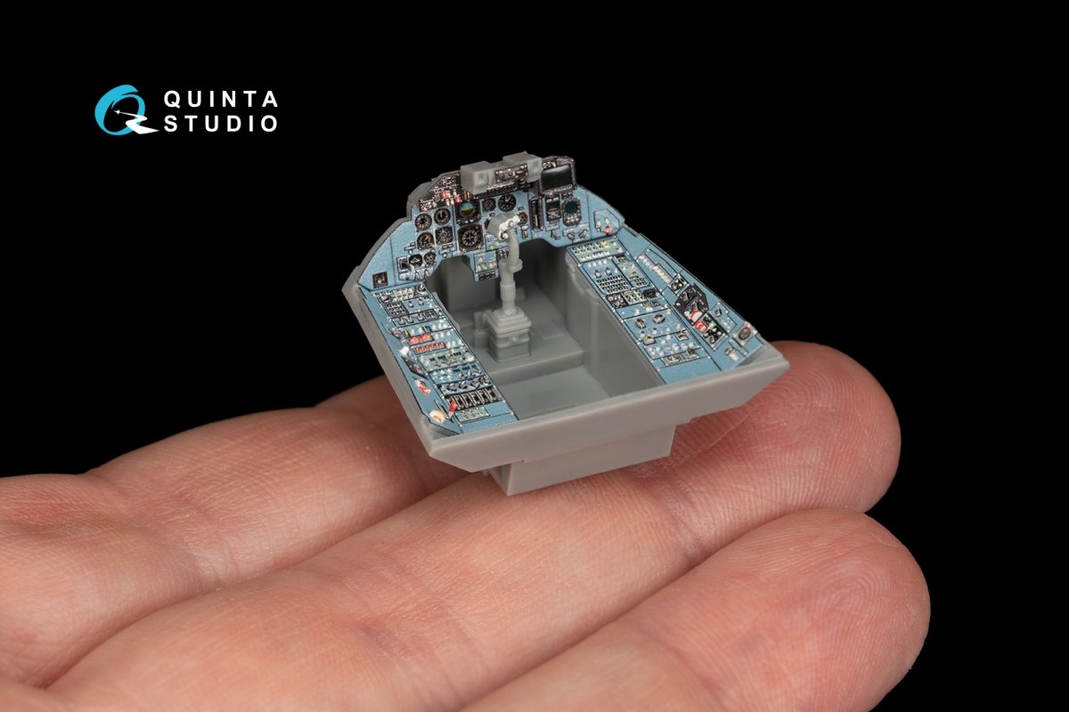 Quinta Studio QD48173 Su-33 3D-Printed &amp;amp; coloured Interior on decal paper (for Minibase kit) 1/48 – zdjęcie 6