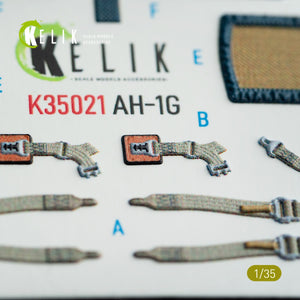 KELIK K35021 AH-1G COBRA - Décalcomanies 3D pour intérieur de maquette ICM au 1/35 – image 6