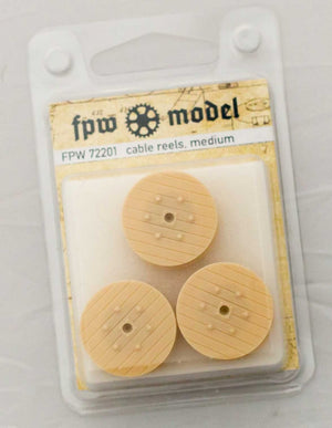 FPW Model 72201 Szpule na kable, średnie, bez kabli (3 szt.) 1/72