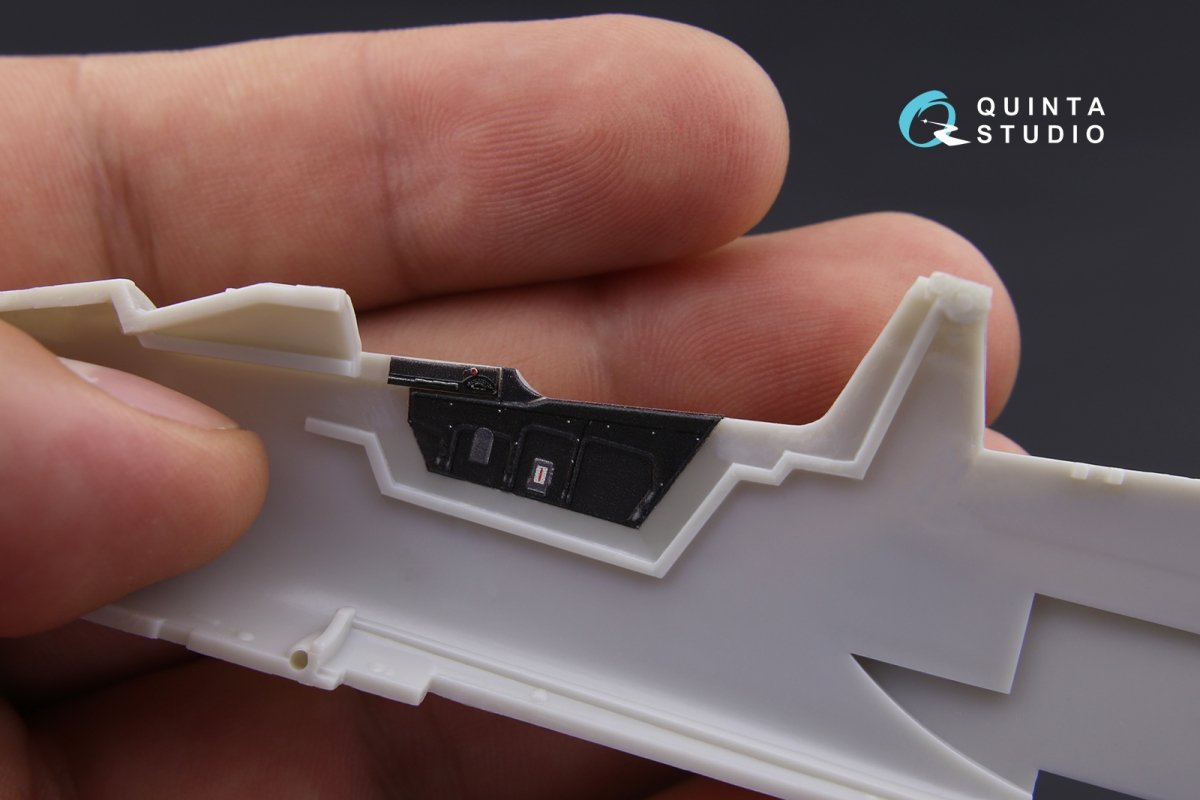 Quinta Studio QD48114 Mirage 2000-5 3D-Printed &amp;amp; coloured Interior on decal paper (for Kinetic kit) 1/48 – Bild 3