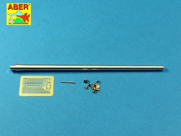 Armement Aber 35L-187 pour char de combat principal russe T-14 ARMATA : canon de 125 mm 2A82-1M et canon de 12,7 mm à l&amp;#39;échelle 1/35.