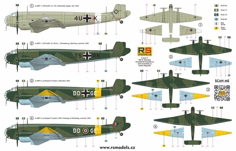 RS Models 92276 Junkers Ju-86P 1/72 – Bild 4