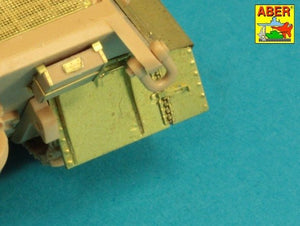 Aber 48053 Jagdtiger Sd.Kfz. 186 –przednie i tylnie błotniki / Jagdtiger Sd.Kfz. 186 –Front &amp;amp; Rear Fenders 1/48 – imagen 5