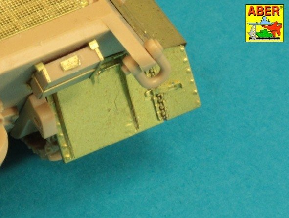 Aber 48053 Jagdtiger Sd.Kfz. 186 –przednie i tylnie błotniki / Jagdtiger Sd.Kfz. 186 –Front &amp;amp; Rear Fenders 1/48 – imagen 5