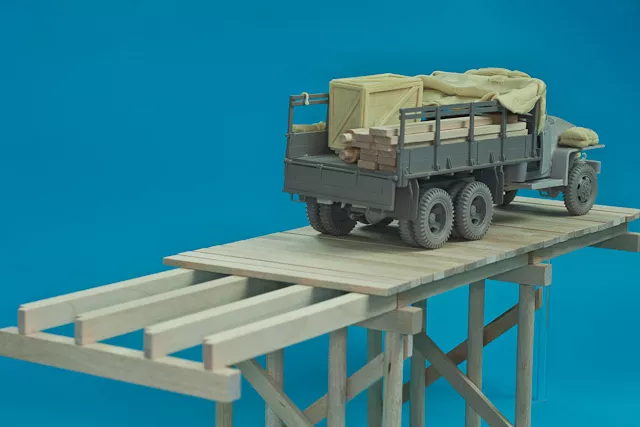 RB Model 35D15 WW II Wooden bridge Price for single module 1/35 – imagen 6