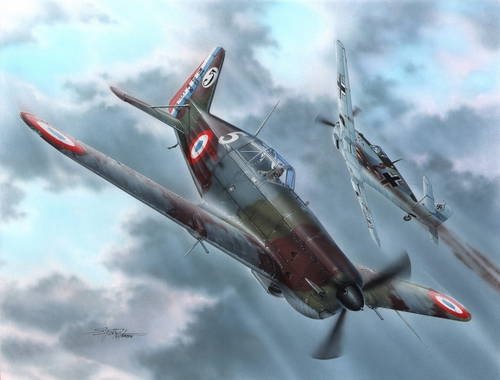 Azur A111 Morane-Saulnier MS-406C.1 Czechoslovak Polish Pilots 1/72