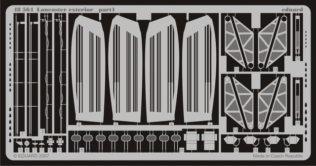 Eduard 48564 Lancaster exterior 1/48 (TAMIYA) – immagine 2
