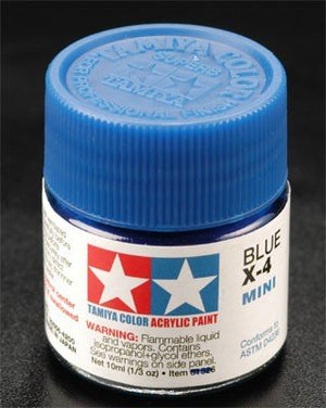 Tamiya X4 Blue (81504) Acrylic paint 10ml – immagine 3