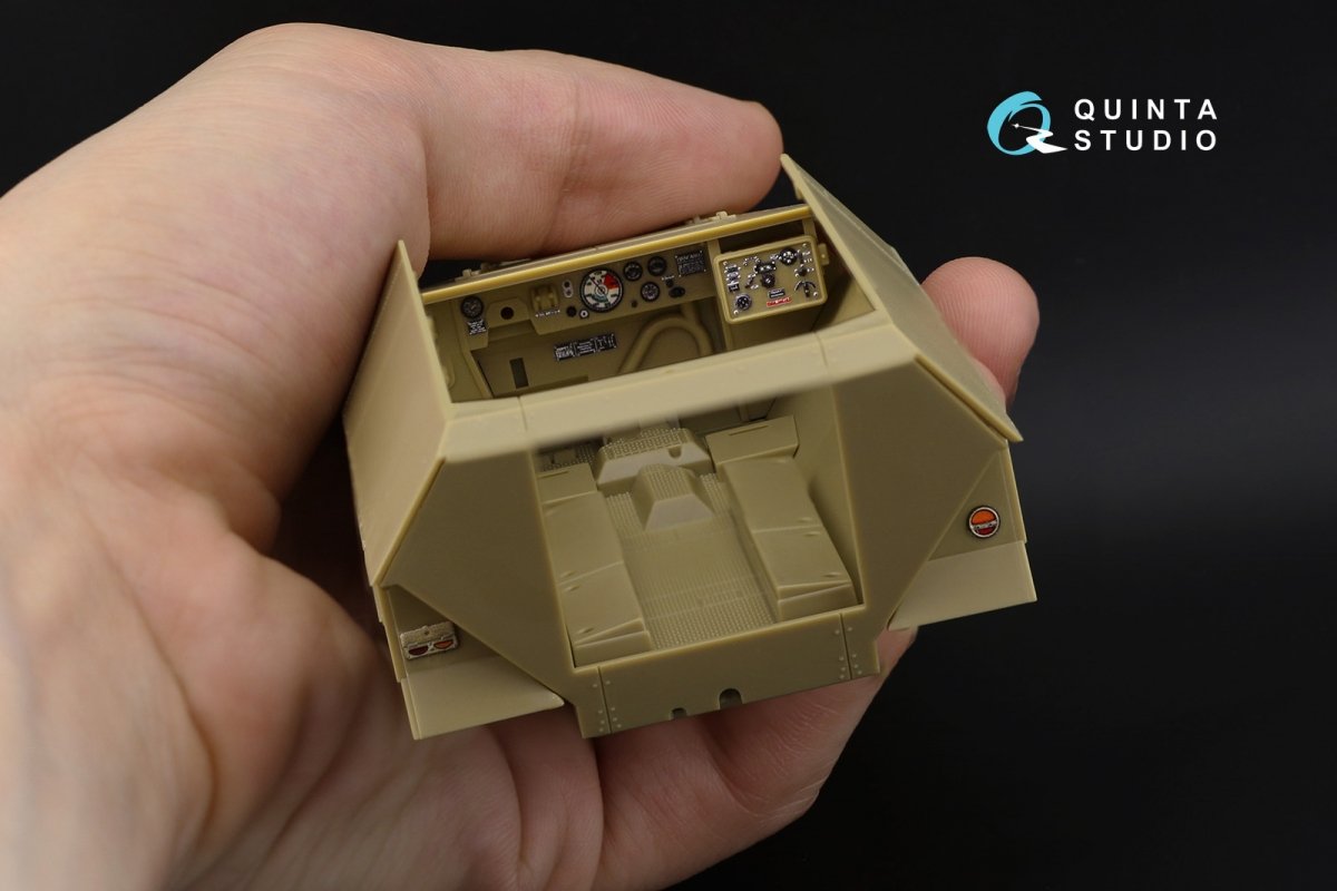 Quinta Studio QD35050 SD.KFZ.251 Family 3D-Printed &amp;amp; coloured Interior on decal paper ( Tamiya ) 1/35 – imagen 3
