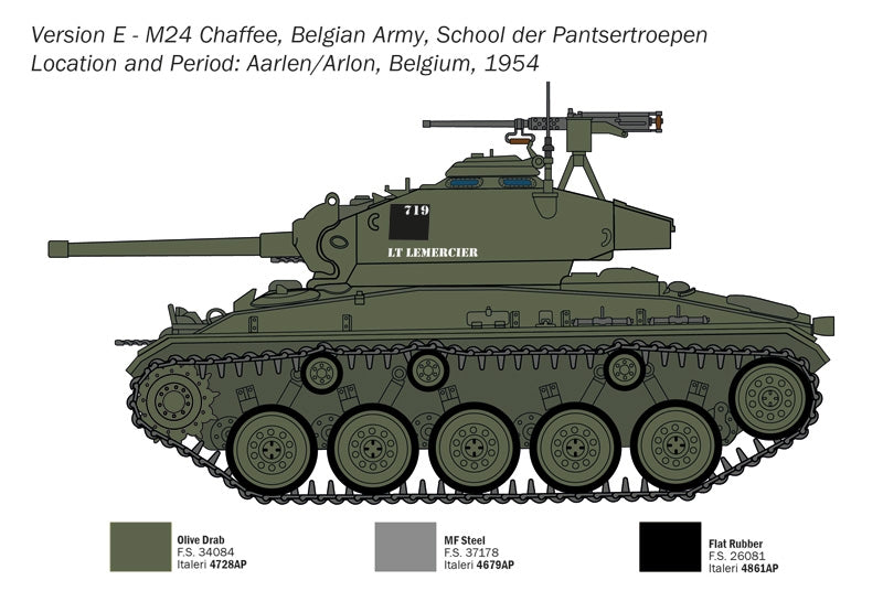 Italeri 6761 M24 CHAFFEE 1/35 – immagine 3