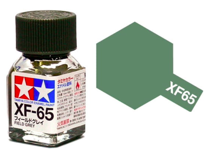 Peinture émail Tamiya XF65 Gris Field (80365)