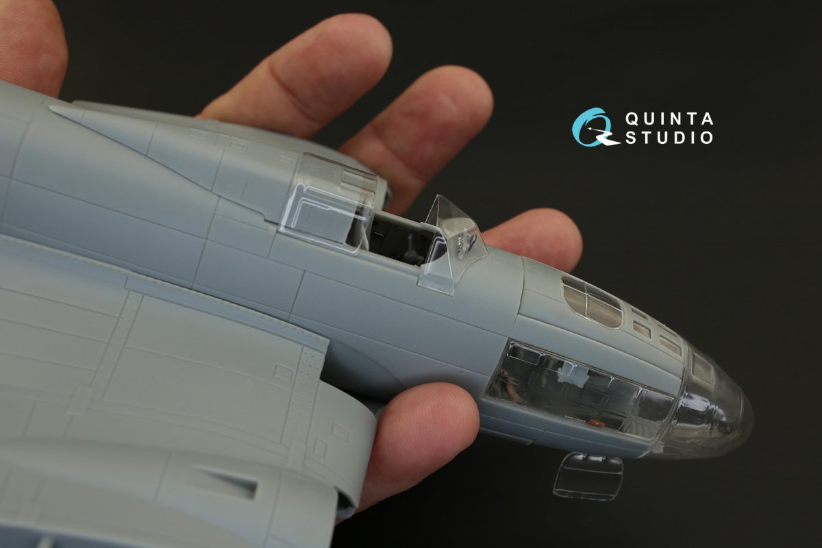 Quinta Studio QC48100 IL-4 vacuformed clear canopy (for Xuntong kit) 1/48 – imagen 5