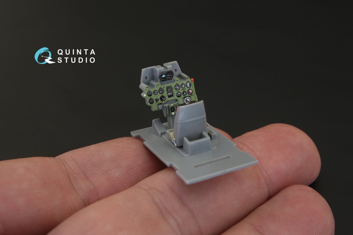Quinta Studio QD48102 A6M2 3D-Printed &amp;amp; coloured Interior on decal paper (for Hasegawa kit) 1/48 – imagen 9