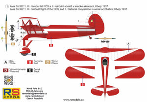 RS Models 94019 Avia Bs.322-1 Limited Edition 1/72 – immagine 2