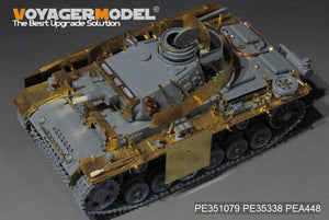 Voyager Model PE351079A WWII German Pz.KPfw.III Ausf.N basic（A ver without included Ammo）(For TAKOM 8005) 1/35 – immagine 2