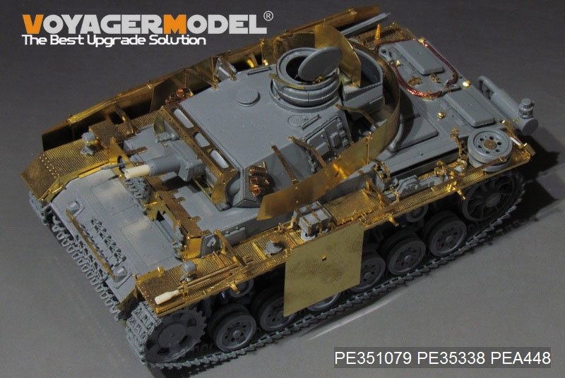 Voyager Model PE351079A WWII German Pz.KPfw.III Ausf.N basic（A ver without included Ammo）(For TAKOM 8005) 1/35 – immagine 2