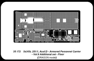Aber 35172 Sd.Kfz. 251/1 Ausf.D. cz.6 podloga (DRA) 1/35 – Bild 2