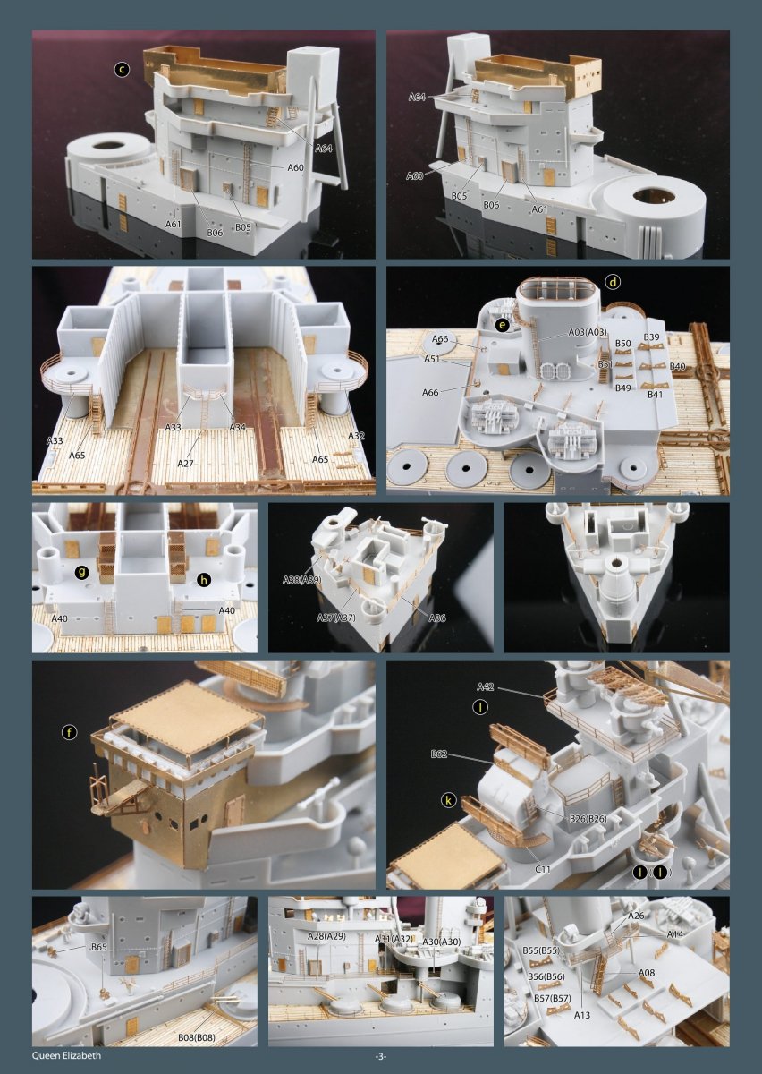 MK1 Design MD-35026 Queen Elizabeth DX Pack 1/350 – immagine 8