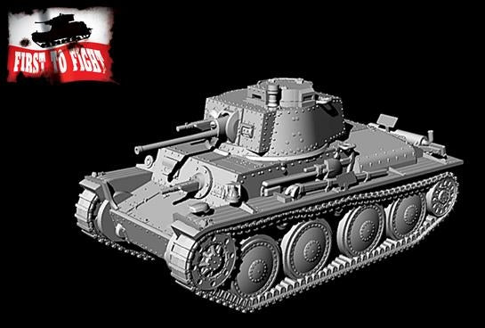 First To Fight PL109 Niemiecki czołg lekki Pz.Kpfw 38 Ausf. D 1/72 – Bild 4