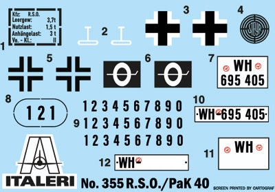 Italeri 0355 RSO / PAK 40 1/35 – immagine 6